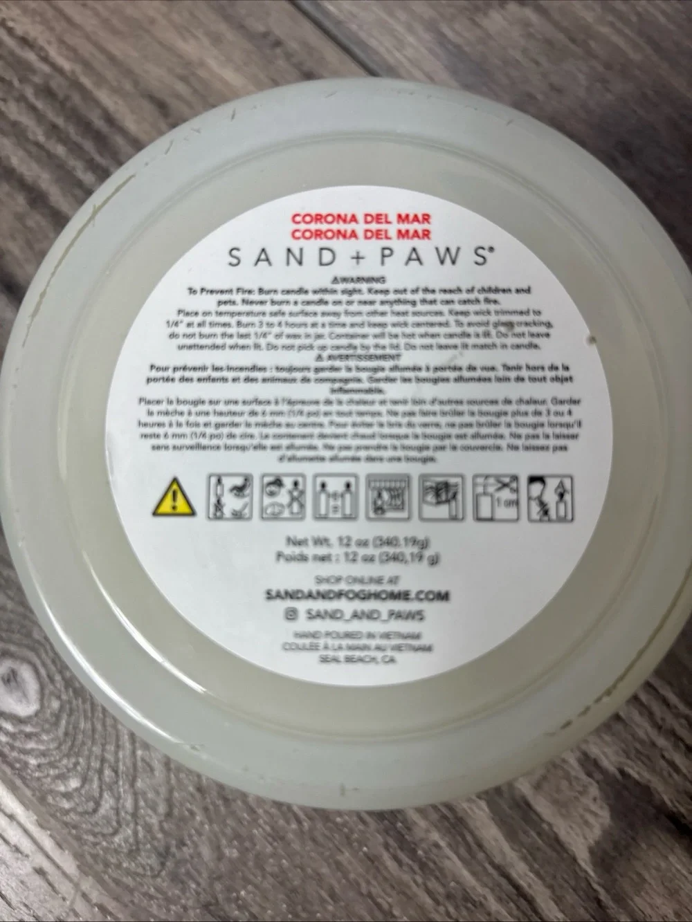 Sand + Paws. New Corona Del Mar Neutralizing Pet Odor Candle